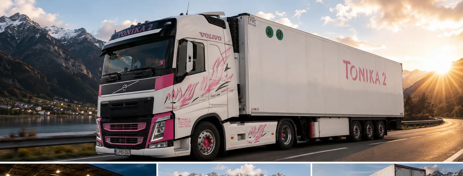 Volvo hladilni transport