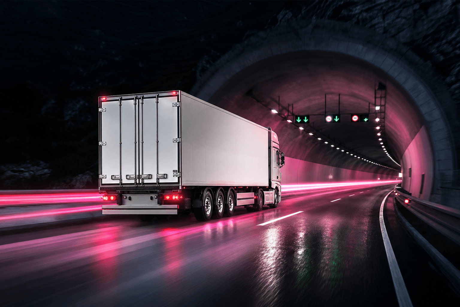 Night tunnel route