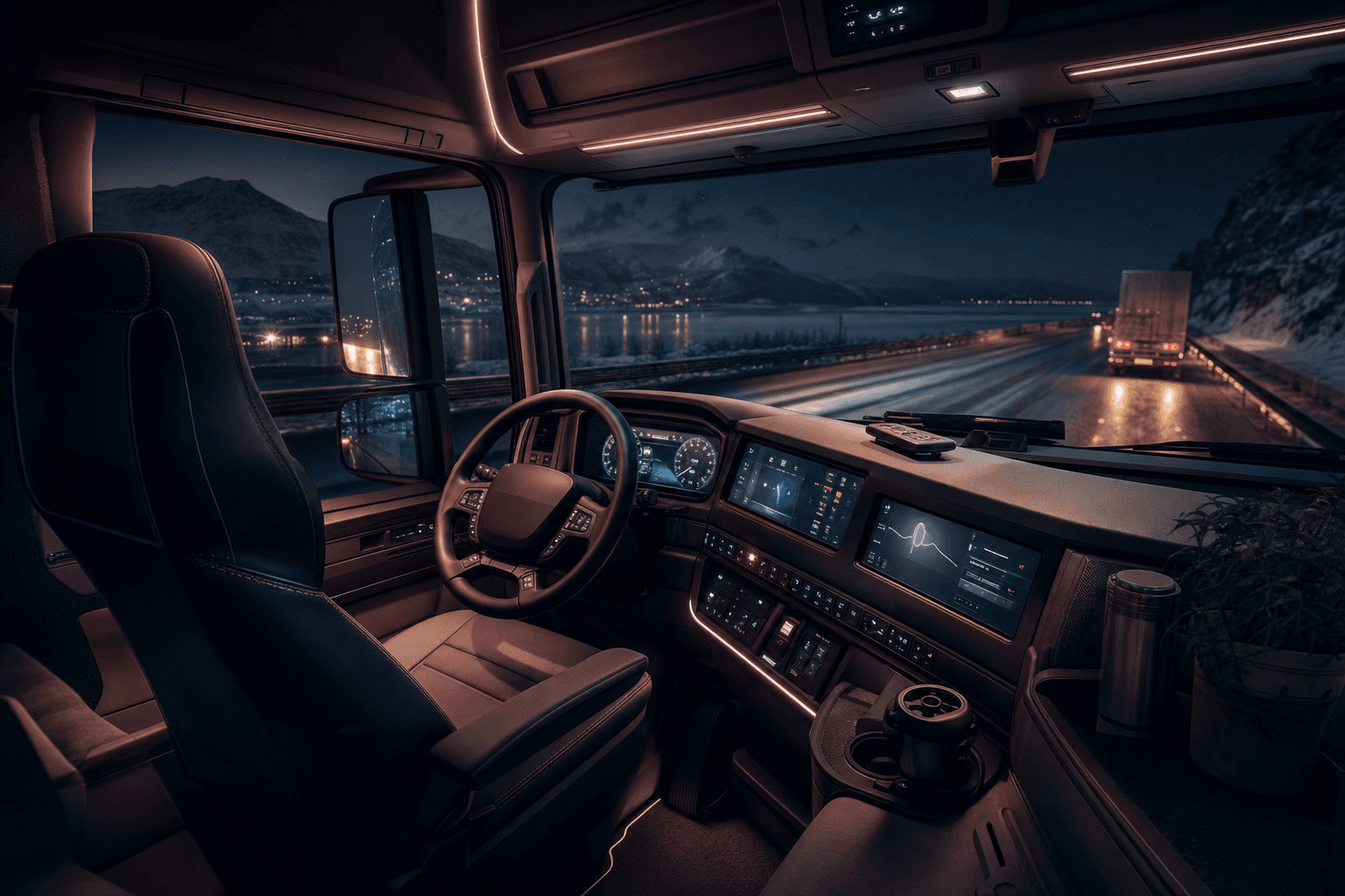 Premium driver cockpit
